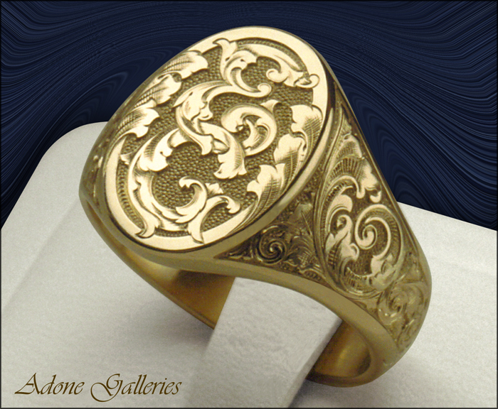 monigram signet ring