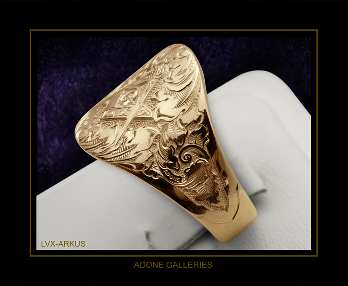 hand engrave band ring