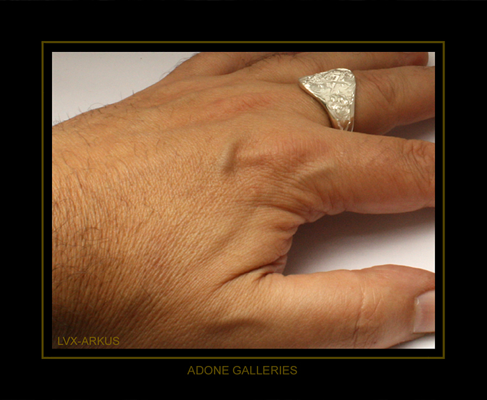hand engrave band ring