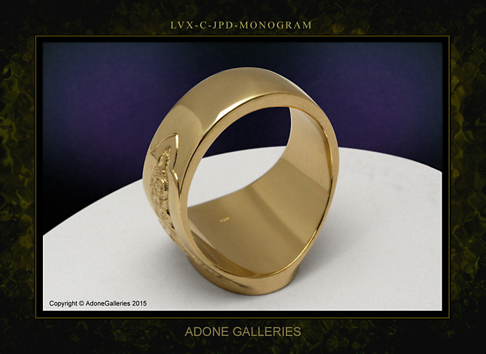 monogram ring