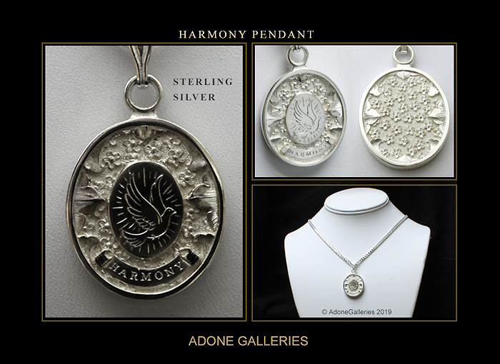 Classic silver pendants