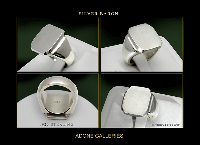 Modern Classic silver ring