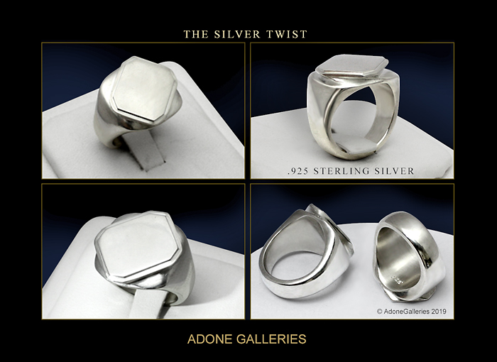 Stylish Pinky Sterling ring