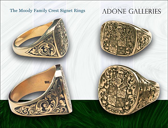 matching pair of Family rings