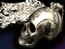 engraved .925 skull neckless