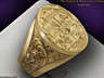 Royal crest signet