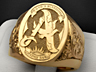 monogram engraved rings