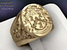 engraving monogram rings ring