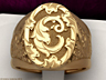 monogram ring